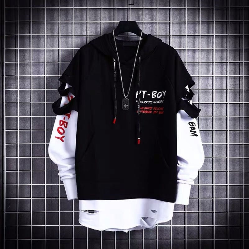 Men's Hoodies Male Casual Sweatshirts Men Red Black White Color Sweatshirt Tops Hot 2020 Spring Autumn Fashion